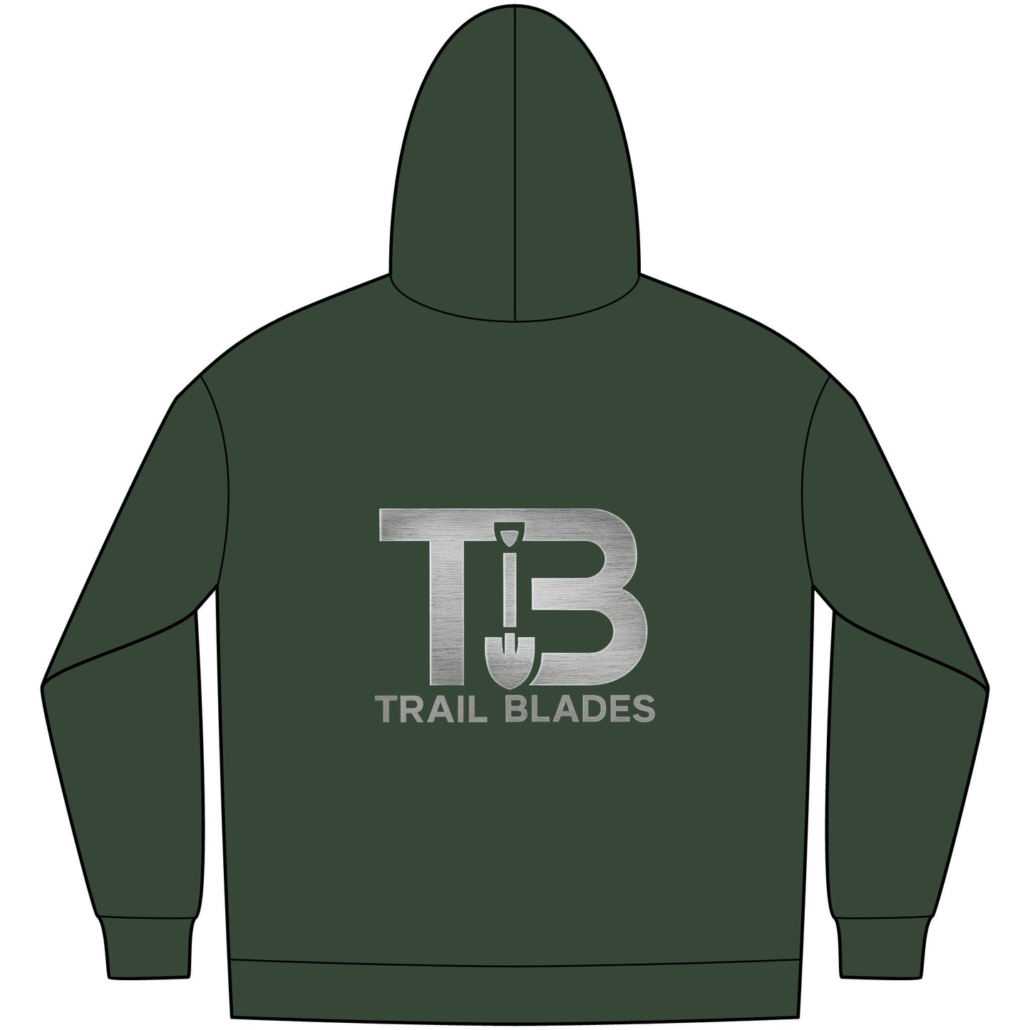Trail Blades Hoodie — TB Logo Men's Fleece Hoodie