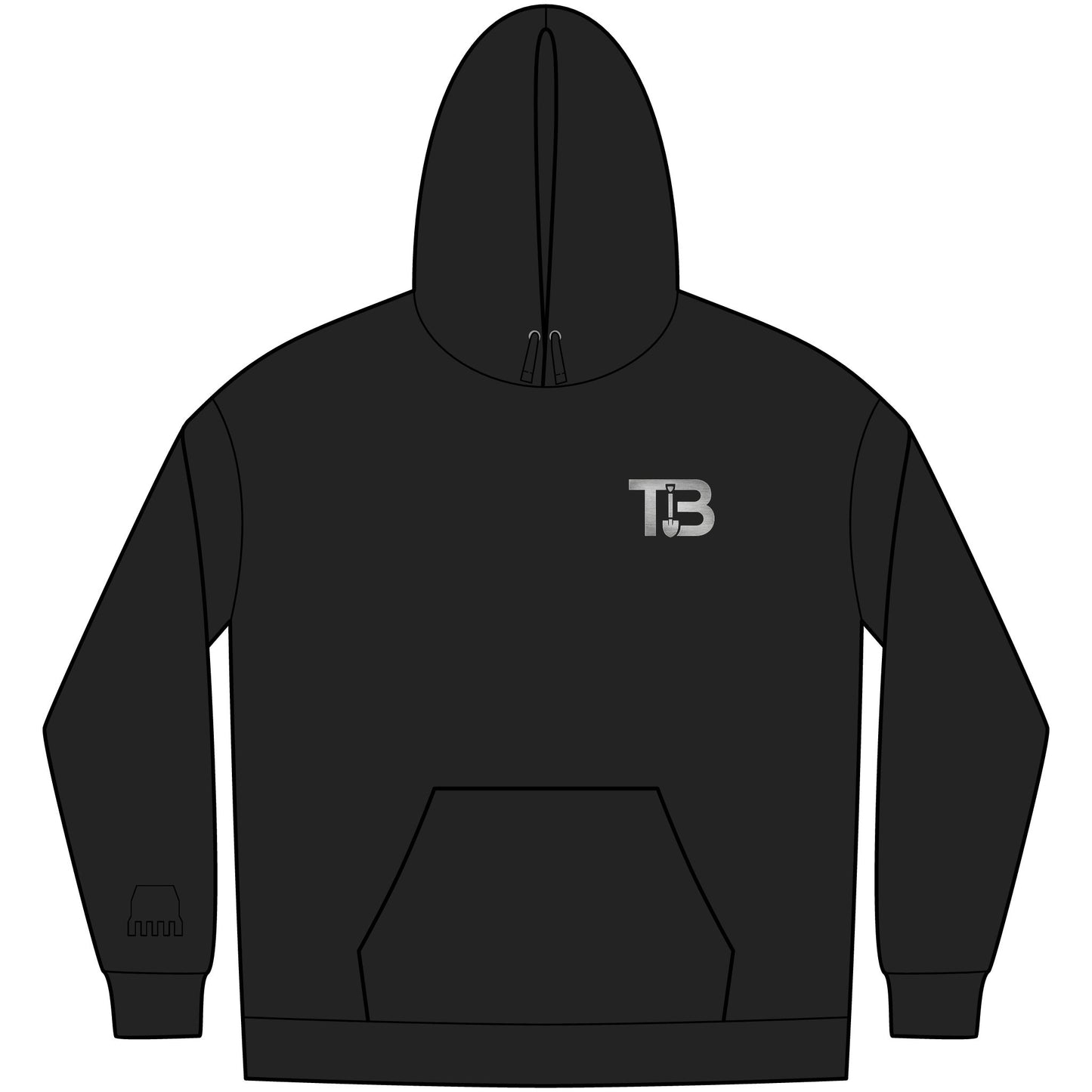 Trail Blades Hoodie — TB Logo Men's Fleece Hoodie