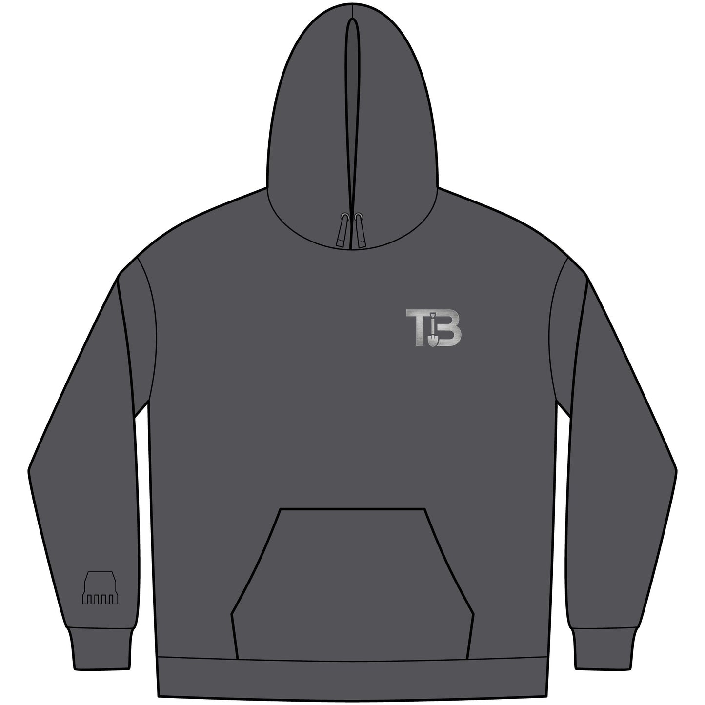 Trail Blades Hoodie — TB Logo Men's Fleece Hoodie