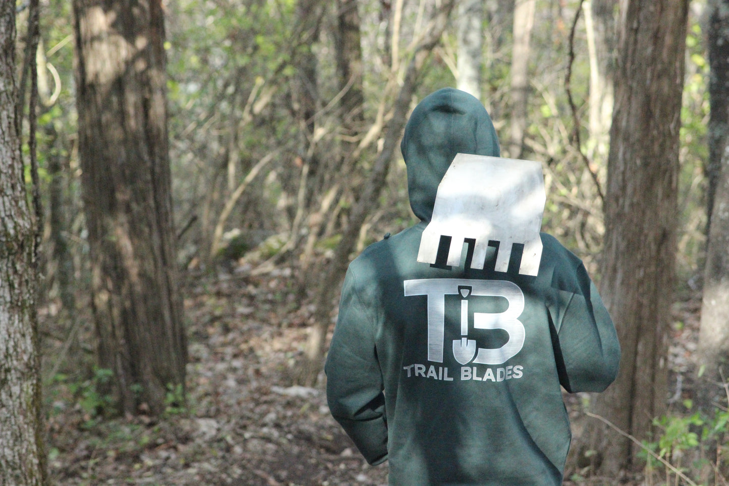 Trail Blades Hoodie — TB Logo Men's Fleece Hoodie